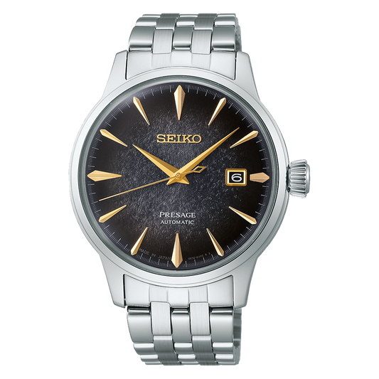 Seiko Presage Cocktail Time Star Bar LE SS Automatic 40.5 MM Watch SRPK93J1