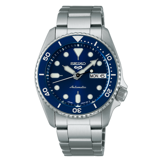 Seiko SKX 5 Sports Series 38 MM SS Blue Dial Automatic Watch SRPL77K1