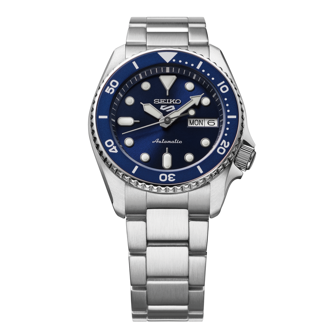 Seiko SKX 5 Sports Series 38 MM SS Blue Dial Automatic Watch SRPL77K1