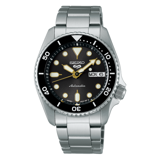 Seiko 5 Sports SKX Series 38 MM SS Black Dial Automatic Watch SRPL79K1