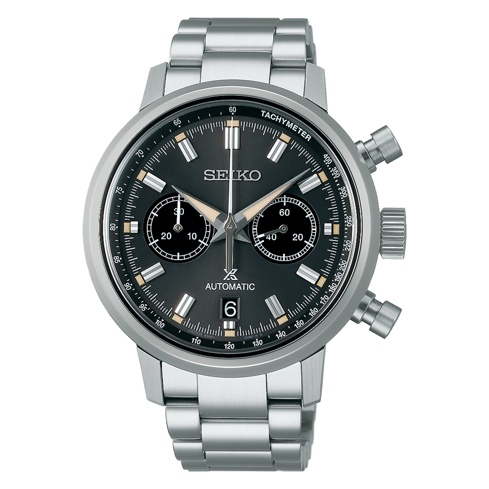 Seiko Prospex Speedtimer Solar Automatic 42.5 MM SS Watch SRQ037J1