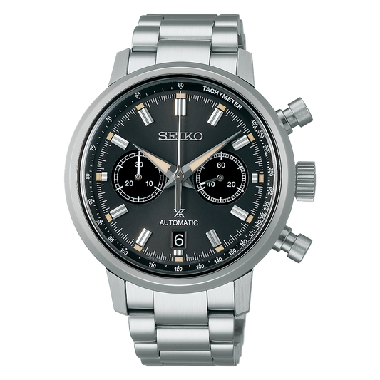 Seiko Prospex Speedtimer Solar Automatic 42.5 MM SS Watch SRQ037J1