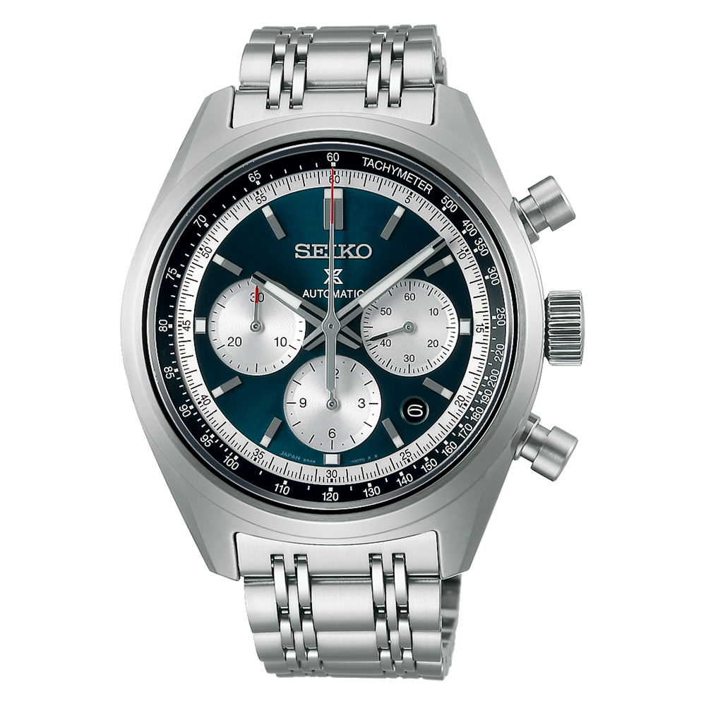 Seiko Prospex Speedtimer 42 MM SS Automatic Blue Dial Watch SRQ051J1