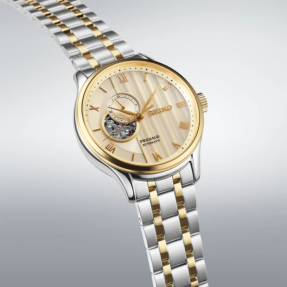 Seiko Presage Japanese Zen Gardens 41.8 mm Automatic Stainless Steel Watch SSA464J1