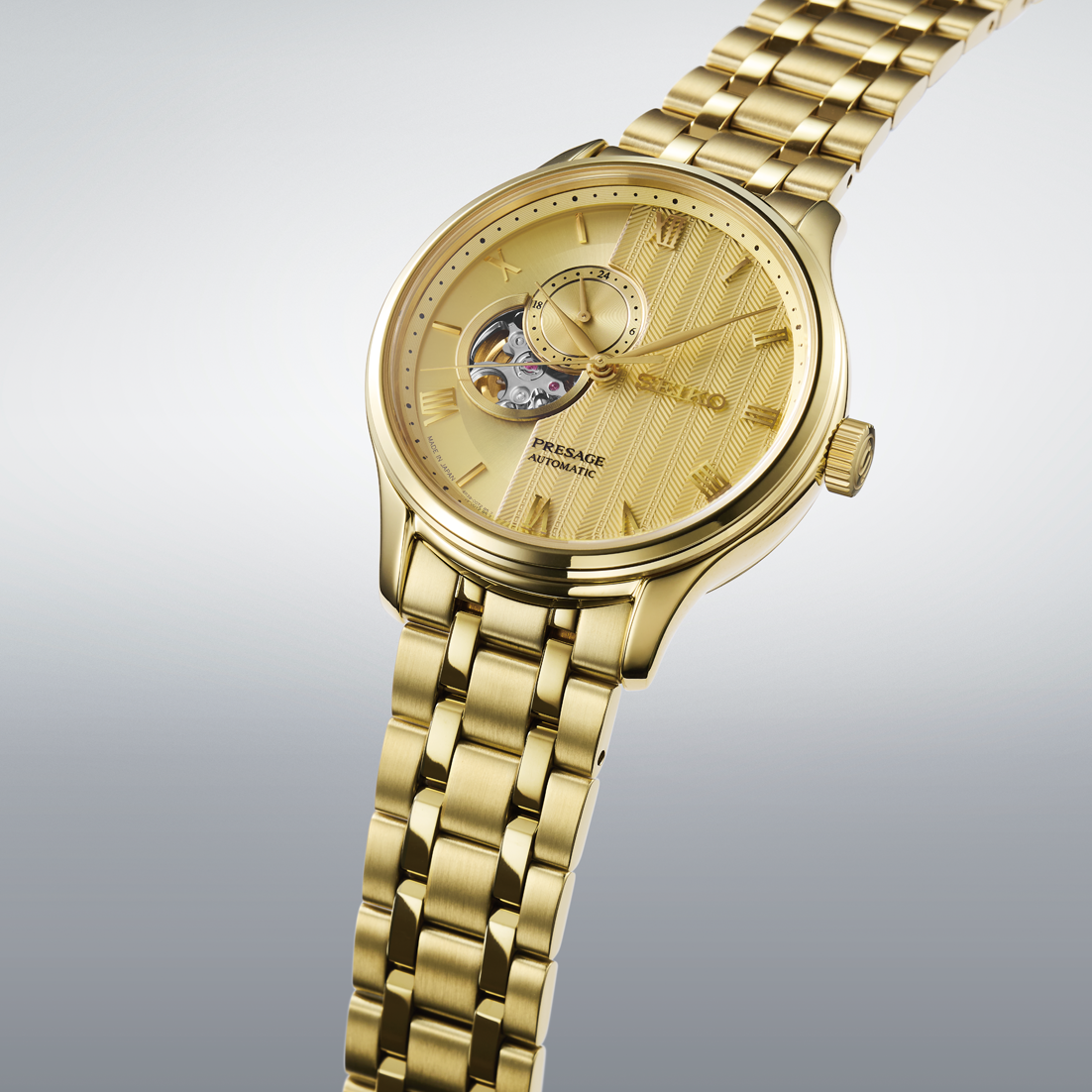 Seiko Presage Inspired by Japanese Gardens 41.8 MM Automatic SS Watch SSA468J1