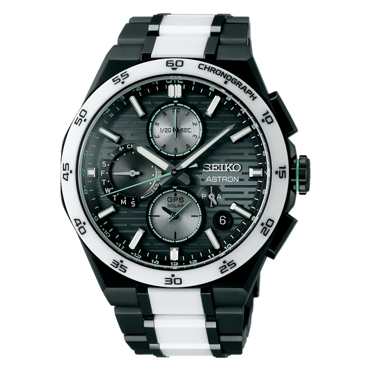 Seiko Astron GPS Solar LE Titanium 43.3 MM Black Dial Watch SSH185J1