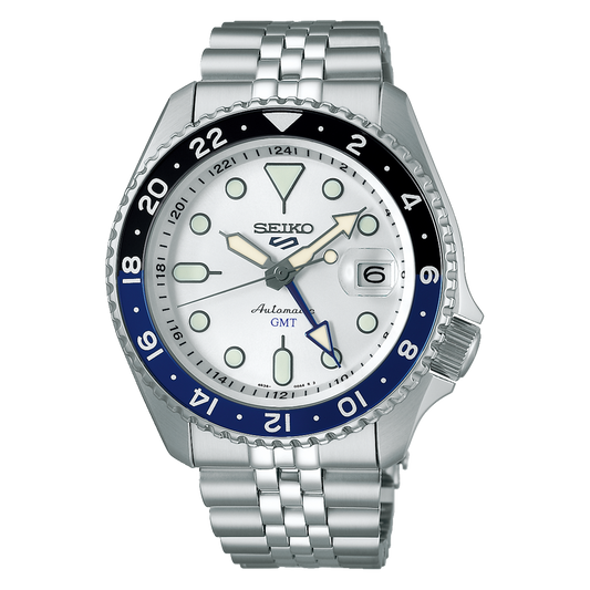 Seiko SKX 5 Sports Series 42.5 MM Stainless Steel White Dial Automatic SSK033K1