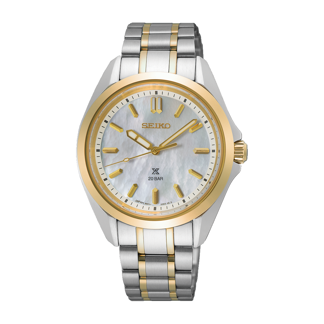 Seiko Prospex Sea Stainless Steel 34 MM White Dial Watch SUR608J1