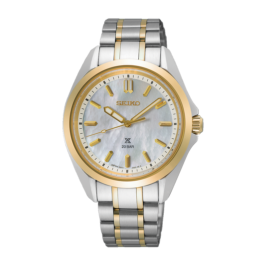 Seiko Prospex Sea Stainless Steel 34 MM White Dial Watch SUR608J1