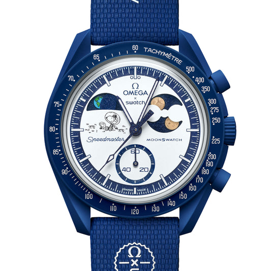 Omega × Swatch MoonSwatch Mission to Earthphase Moonshine Gold Watch SO33N701L