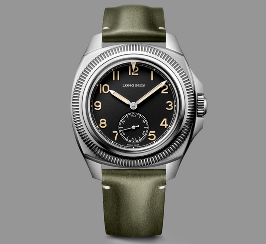Longines Pilot Majetek 43 MM Green Strap Automatic SS Watch L28384532
