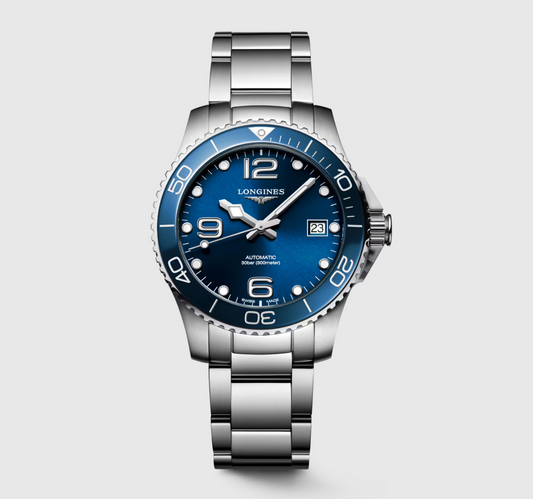 Longines Hydroconquest 39 MM Blue Dial Automatic Stainless Steel Watch L37804966
