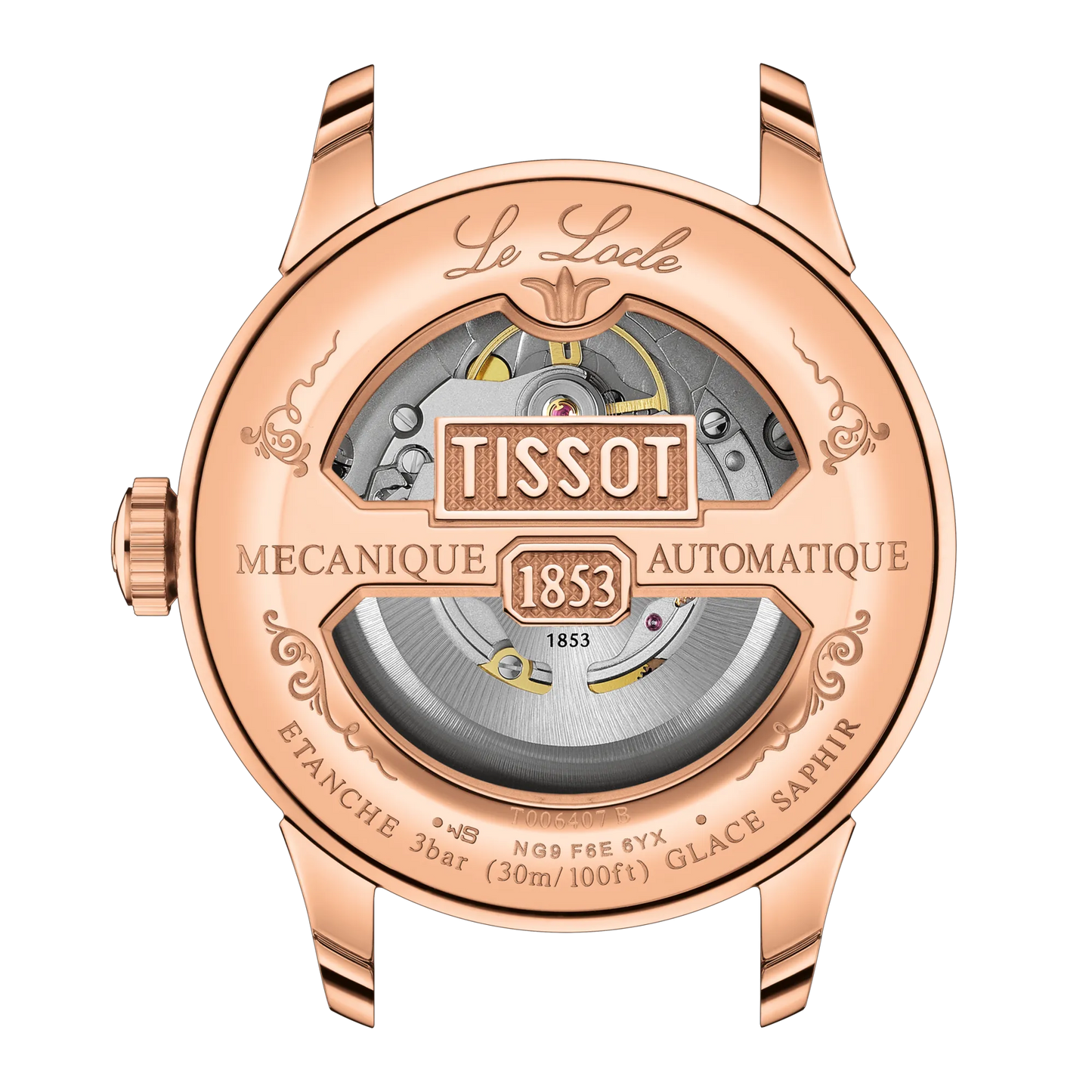 Tissot Le Locle Powermatic 80 Leather 39.3 MM Watch T006.407.36.053.00