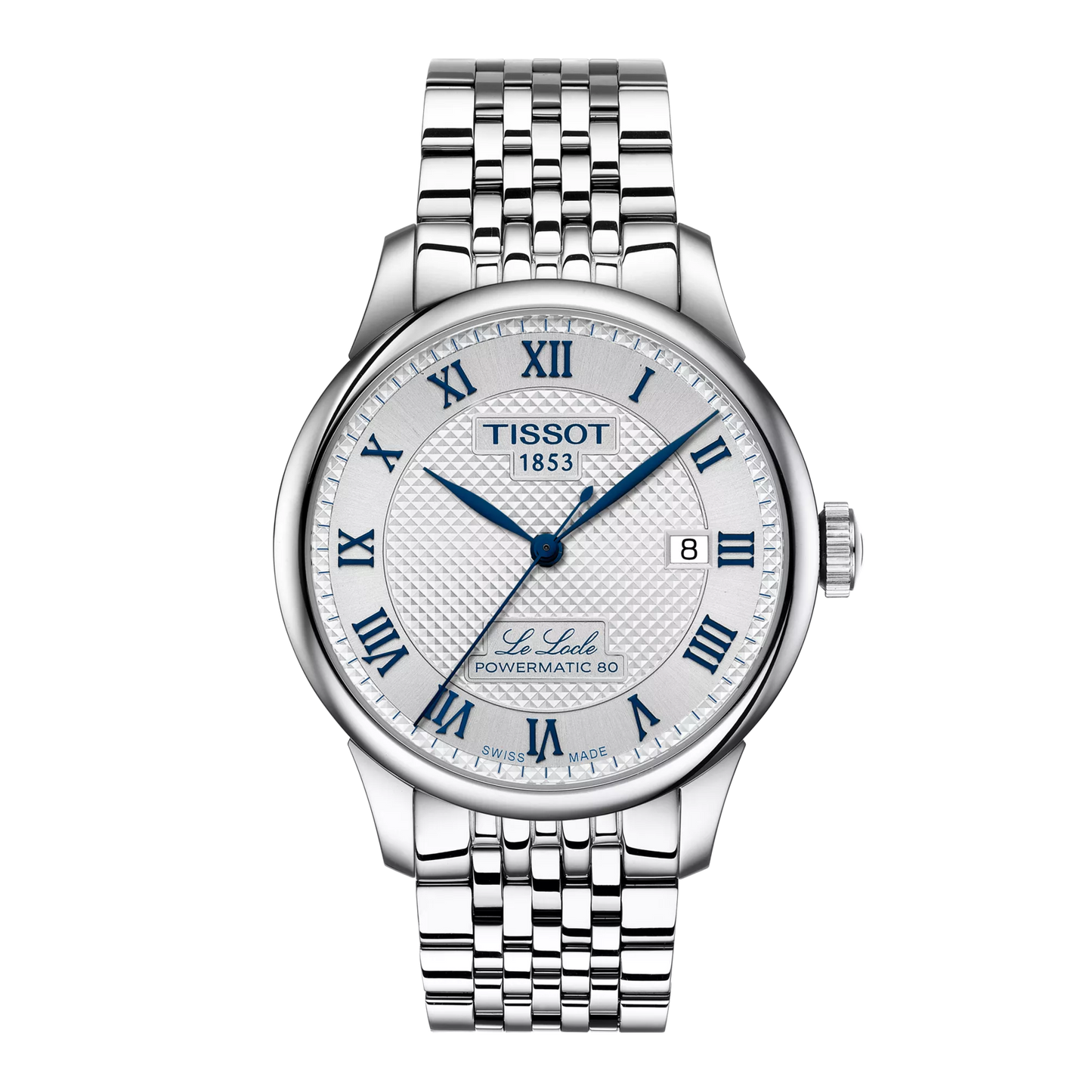 Tissot Le Locle Powermatic 80 20 TH Anniversary 39.3 MM SS Automatic Silver Dial Watch T006.407.11.033.03