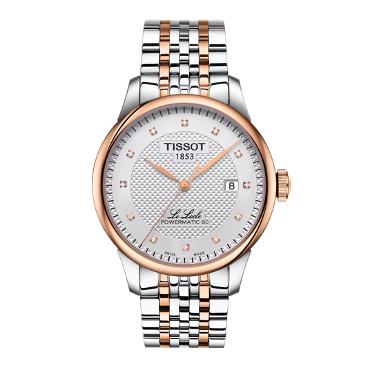Tissot Le Locle Powermatic 80 39.3 MM SS Automatic Silver Dial Watch T006.407.22.036.01