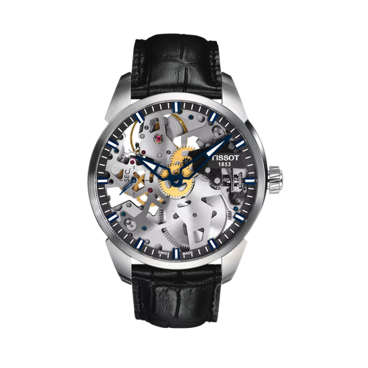 Tissot T-Complication Squelette 43 MM SS Transparent Watch T070.405.16.411.00