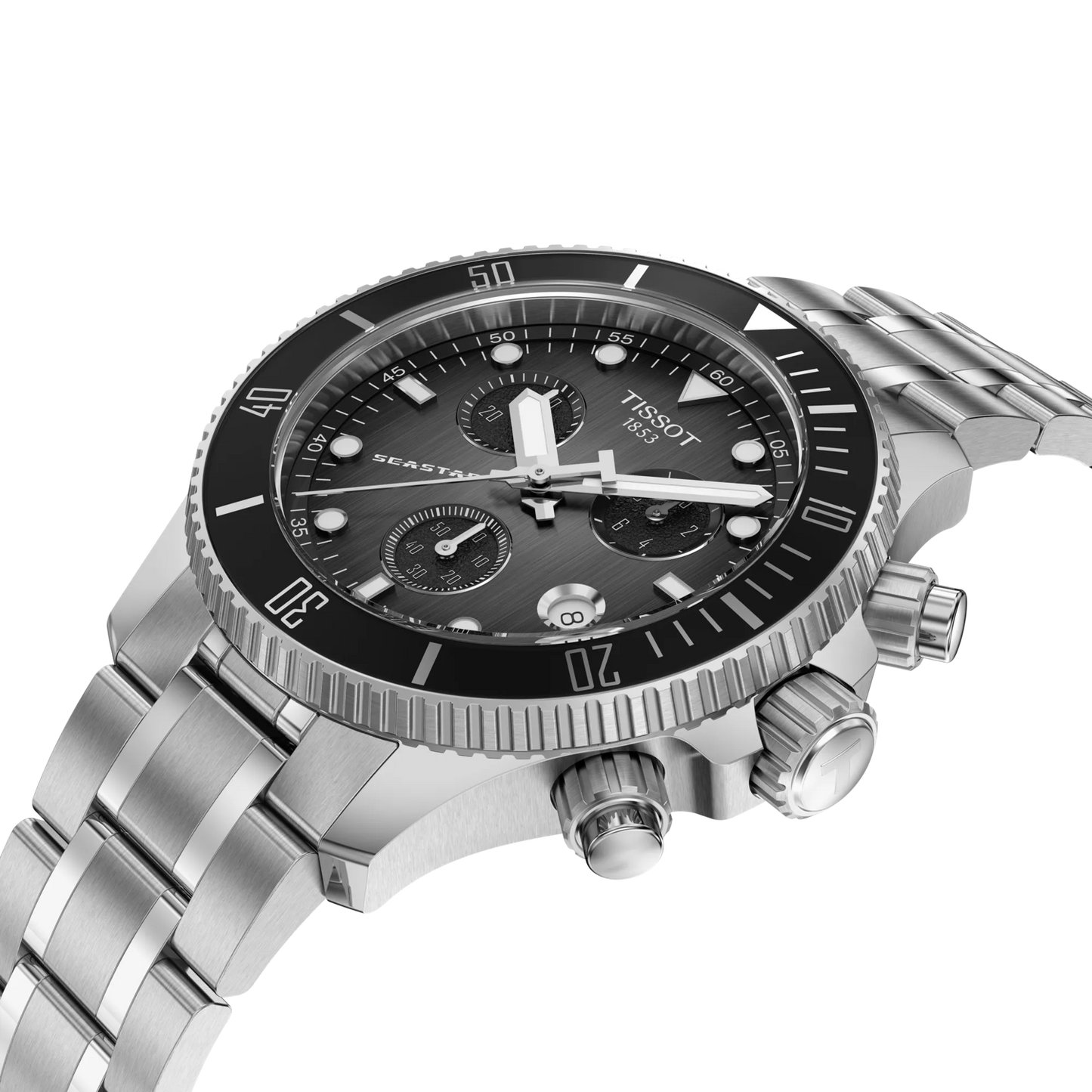 Tissot Seastar 1000 Chronograph 38 MM Quartz Graded Grey-Black Dial Watch T120.217.11.061.00