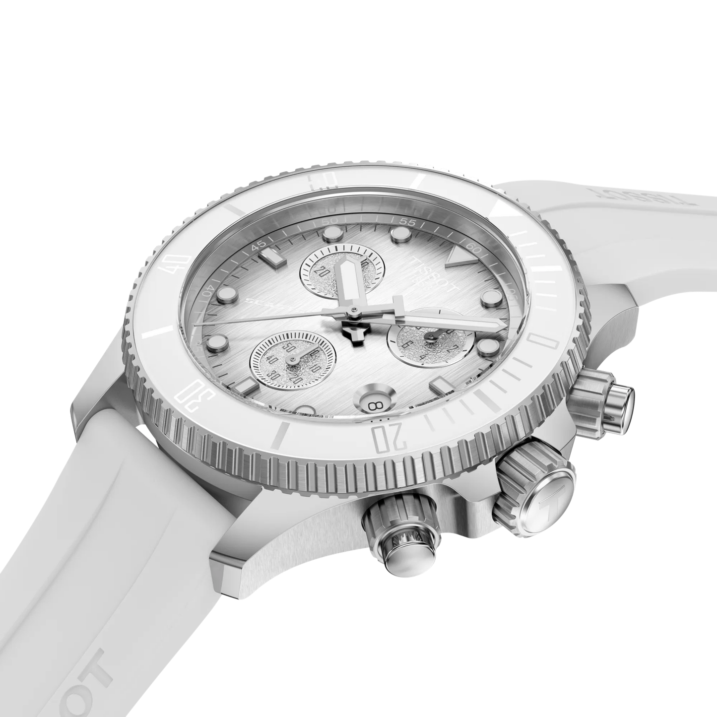 Tissot Seastar 1000 Chronograph 38 MM Quartz Graded White-Grey Dial Watch T120.217.17.011.00