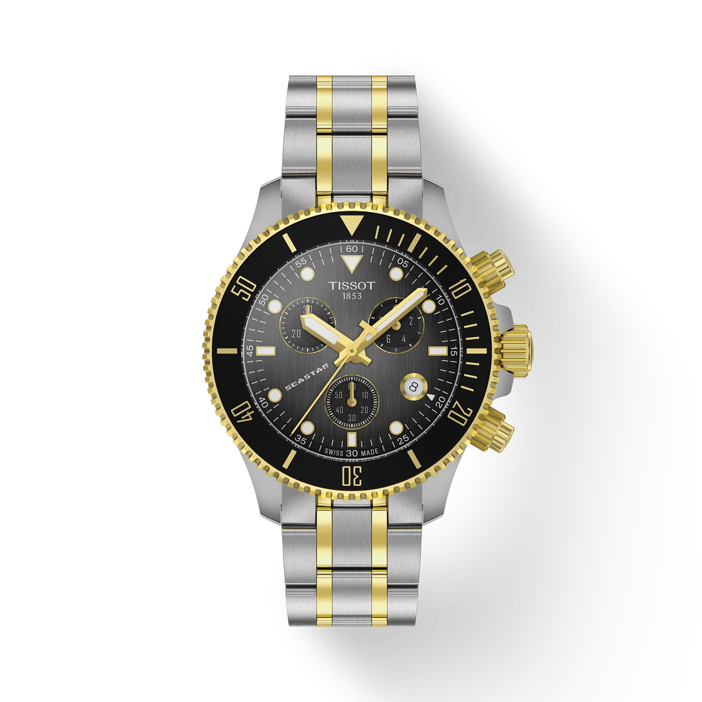 Tissot Seastar 1000 Chronograph 38 MM Quartz Graded Grey-Black Dial Watch T120.217.22.061.00