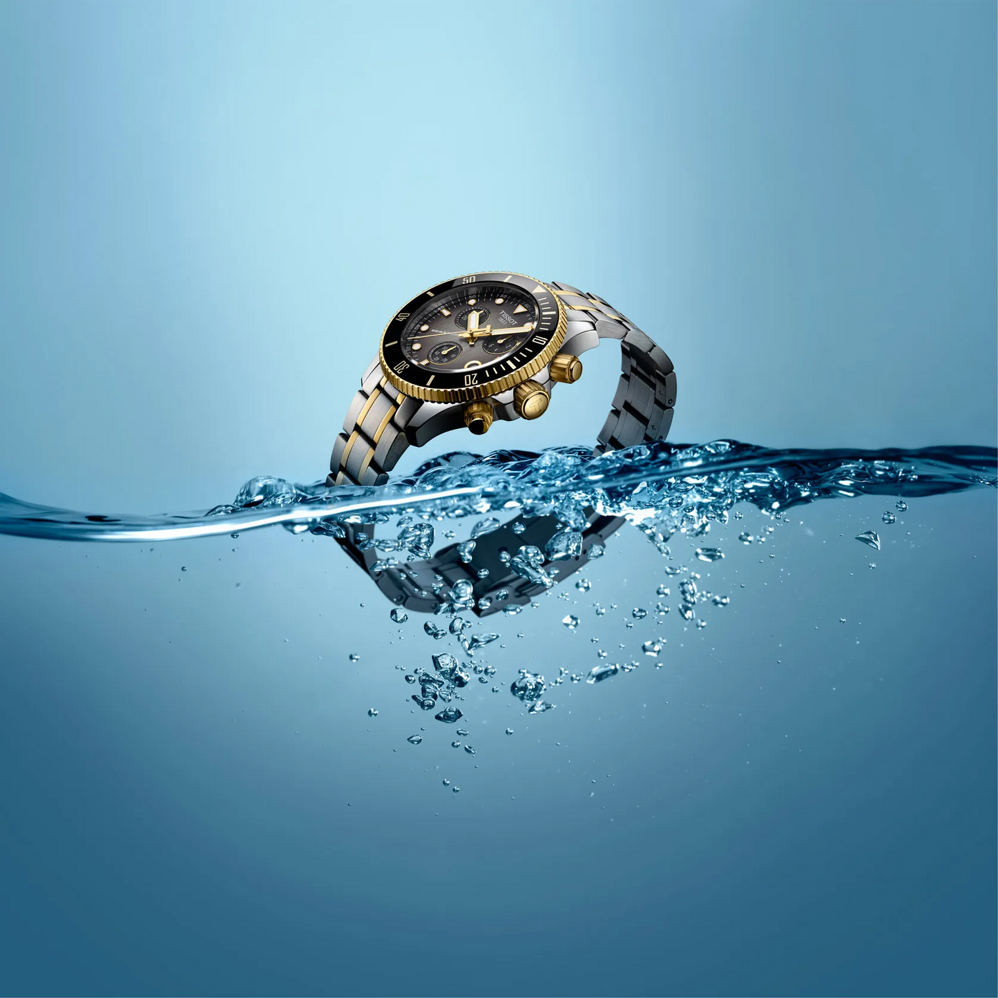 Tissot Seastar 1000 Chronograph 38 MM Quartz Graded Grey-Black Dial Watch T120.217.22.061.00