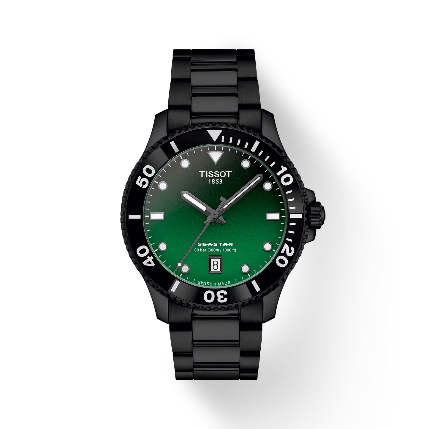 Tissot Seastar 1000 Quartz 40 MM Green-Black Dial Watch T120.410.33.091.00