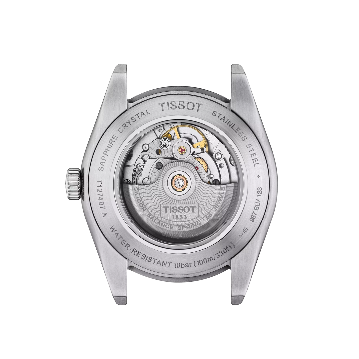 Tissot Gentleman Powermatic 80 Silicium 40 MM SS Automatic Blue Dial Watch T127.407.11.041.00