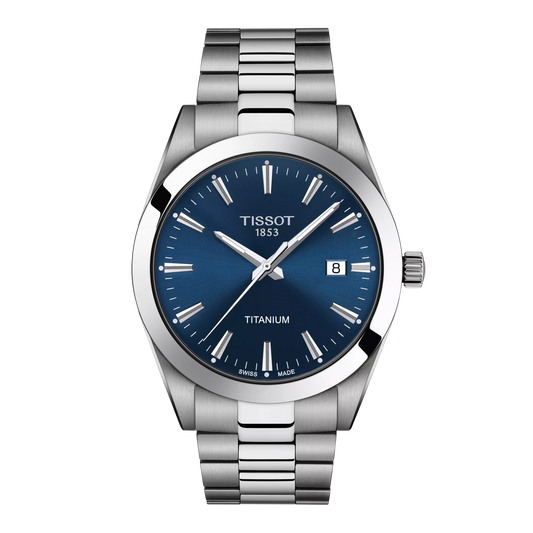 Tissot Gentleman Titanium 40 MM SS Blue Dial Watch T127.410.44.041.00