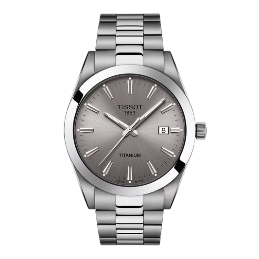 Tissot Gentleman Titanium 40 MM Quartz EOL Grey Dial Watch T127.410.44.081.00