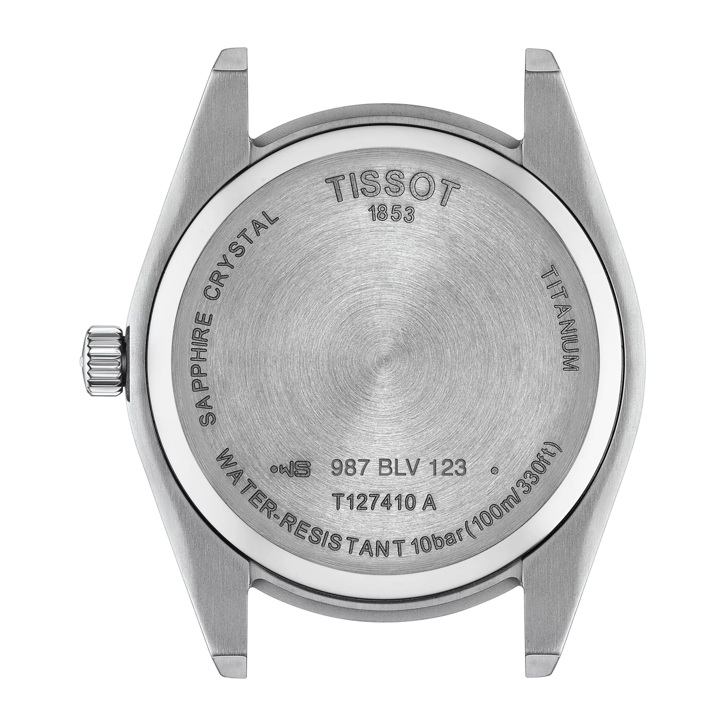 Tissot Gentleman Titanium 40 MM Quartz EOL Grey Dial Watch T127.410.44.081.00