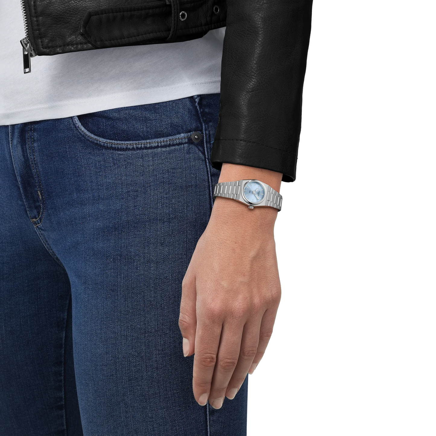 Tissot PRX 25 MM Stainless Steel Quartz Ice blue Dial Watch T137.010.11.351.00