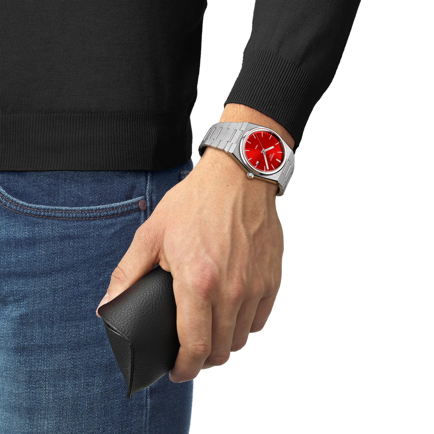 Tissot PRX Quartz 40MM Stainless Steel Red Dial Watch T137.410.11.421.00