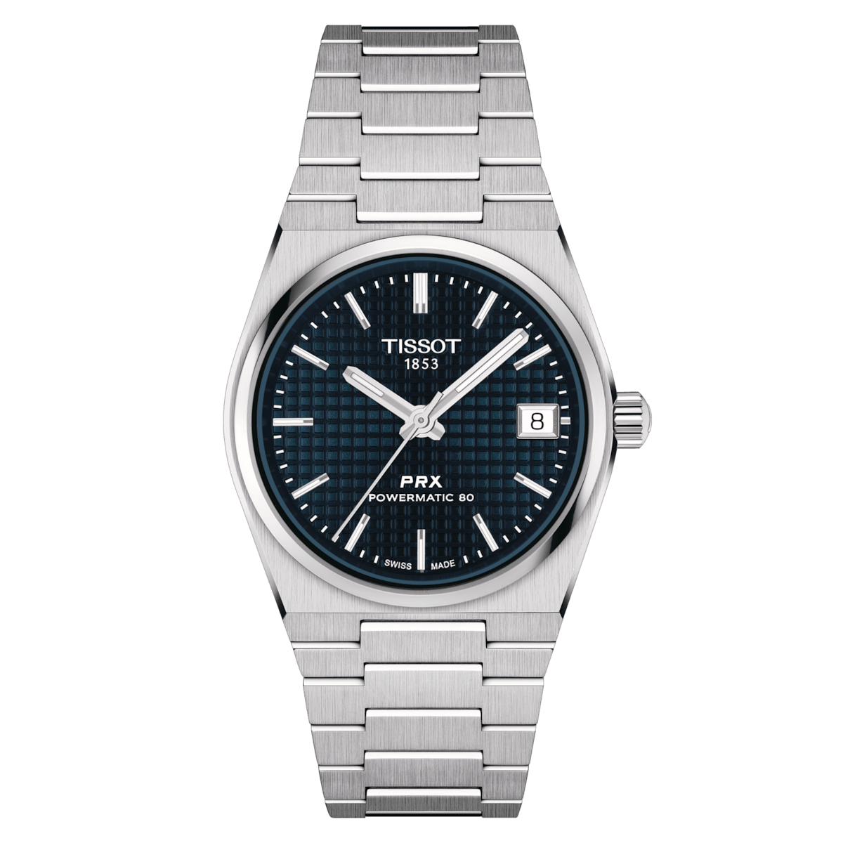 TISSOT PRX POWERMATIC 80 35MM STAINLESS STEEL AUTOMATIC WATCH T137.207.11.041.00
