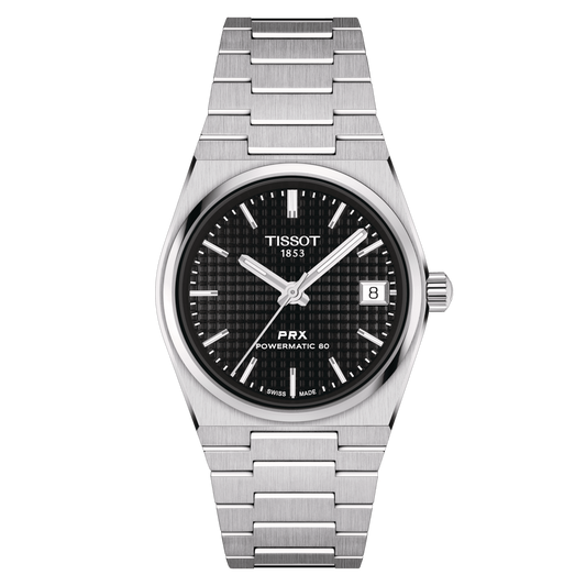 Tissot PRX Powermatic 80 35MM SS Black Dial Watch T137.207.11.051.00