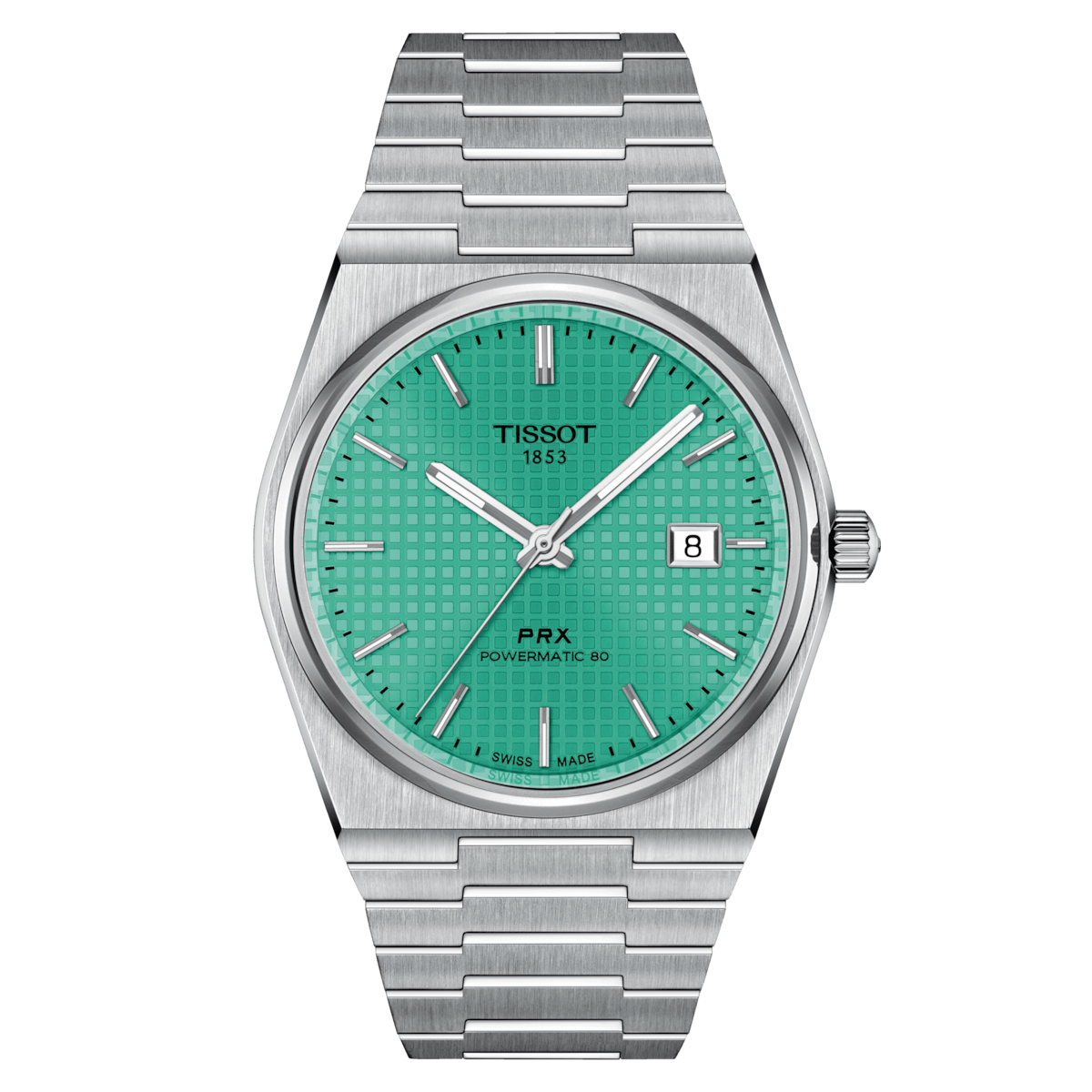 Tissot PRX Powermatic 40 MM SS Teal Dial Watch T137.407.11.091.01