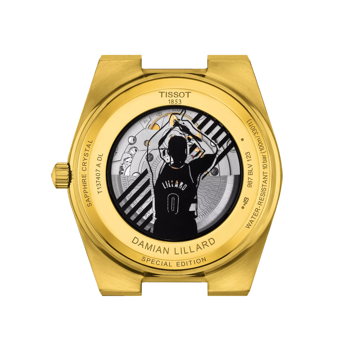 Tissot PRX Powermatic 80 Damian Lillard SE 40 MM Gold Watch T137.407.33.051.00