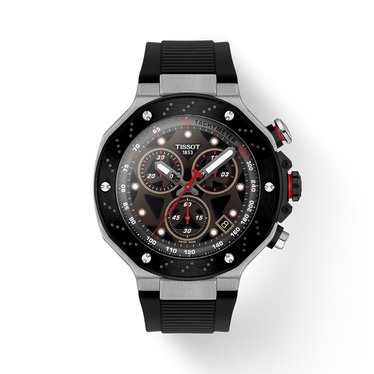 Tissot T-Race MotoGP LE 8,000 Pieces Quartz Chronograph 45 MM Watch T141.417.27.081.00