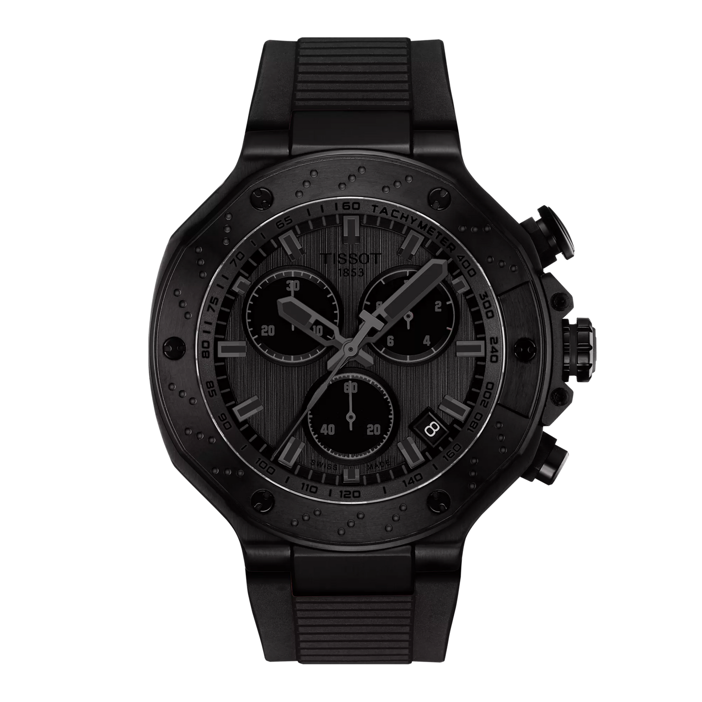 Tissot T-Race Quartz EOL Chronograph 45 MM Dark Grey Dial Watch T141.417.37.061.00