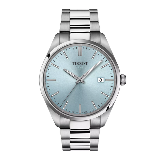 Tissot PR 100 Quartz 40 MM Ice Blue Dial Watch T150.410.11.351.00