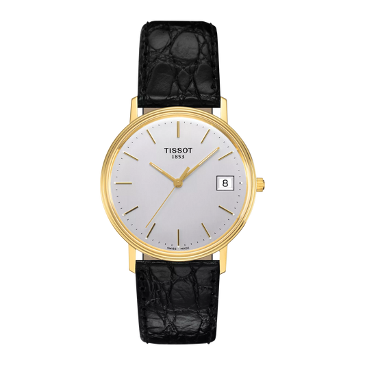 Tissot Goldrun 33.7 MM 18K Gold Case Swiss Quartz movement Watch T71.3.401.31