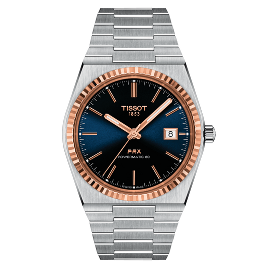 Tissot PRX Powermatic 80 40 MM Steel & 18 K Gold Bezel Automatic Watch T931.407.41.041.00