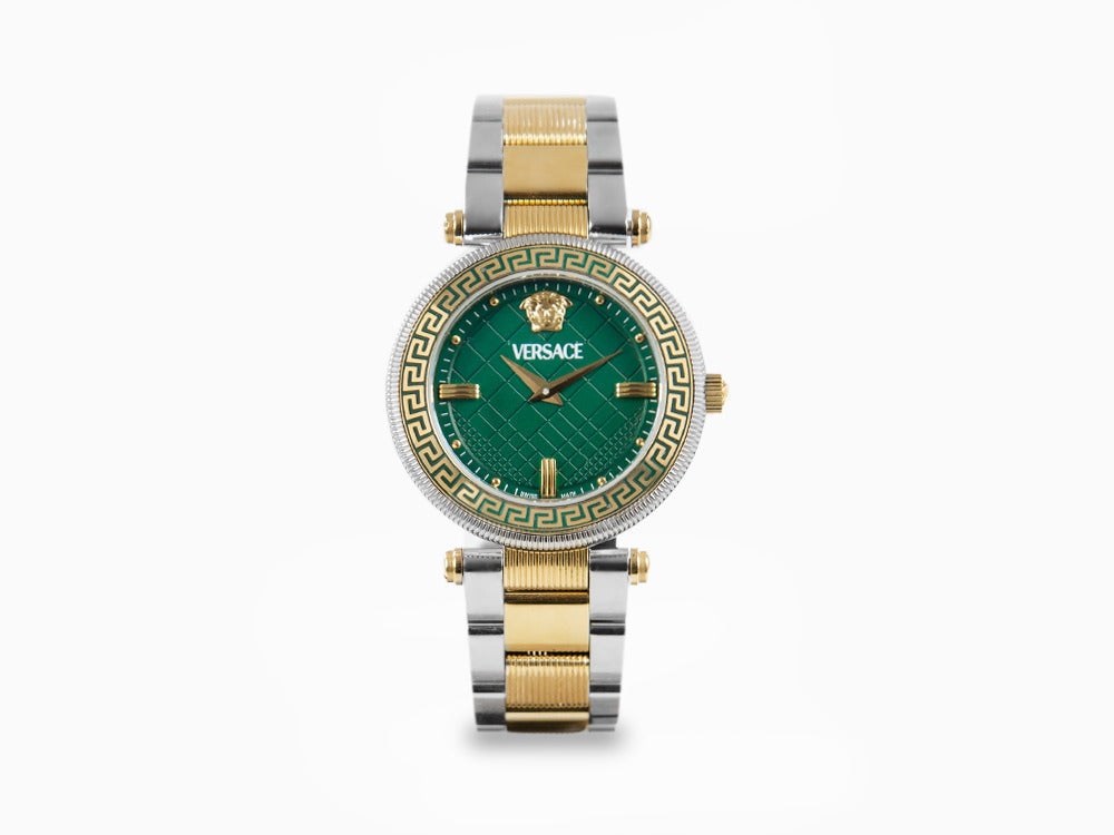 Versace Reve PVD Gold Green Dial 35mm VE8B00524