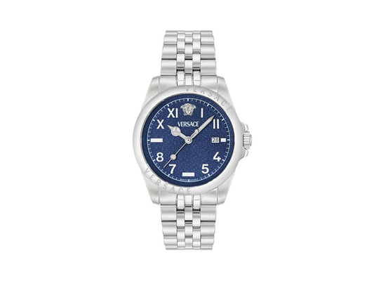 Versace Anteo 41mm Stainless Steel Blue Dial VE9H00324