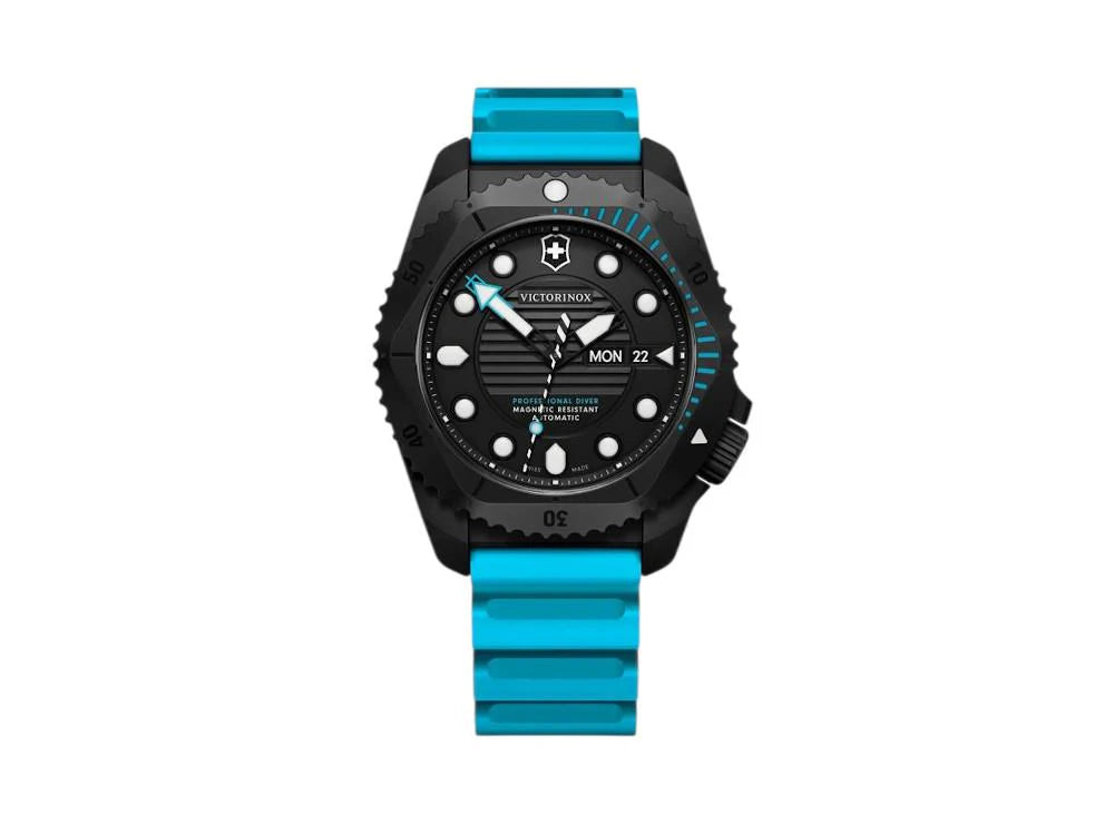 Victorinox Dive PRO Automatic 43 MM Blue Rubber Strap Watch 242071