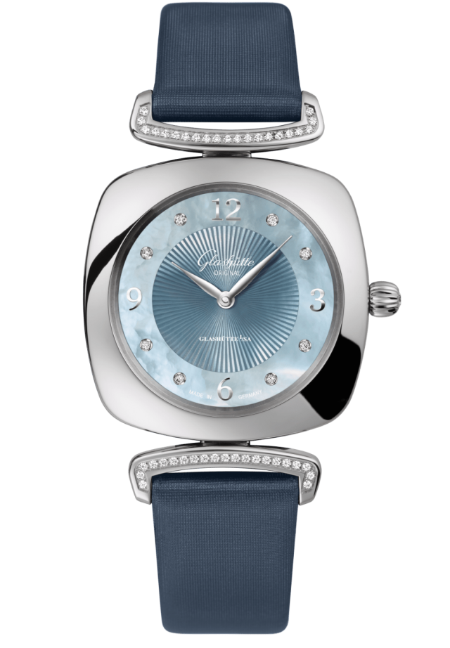 Glashutte Pavonina Mother of Pearl Blue Dial 1-03-02-06-12-34