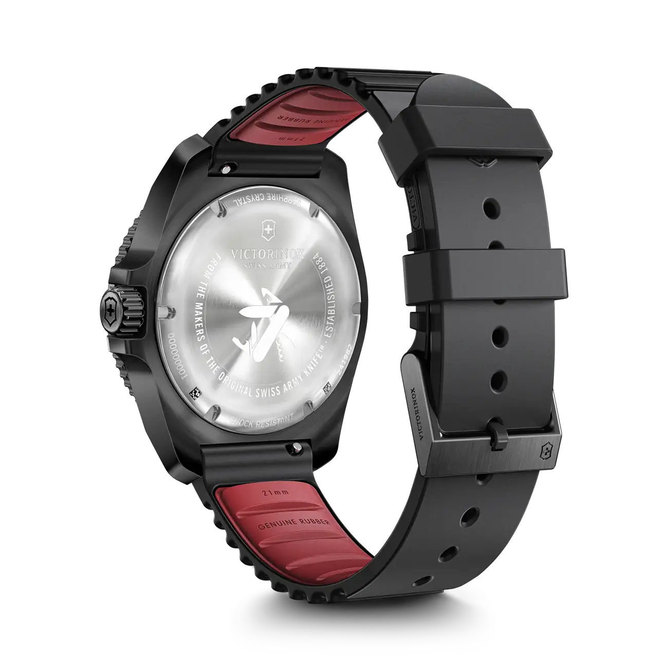 Victorinox Journey 1884 Quartz 43 MM Stainless Steel Black Dial Watch 241982