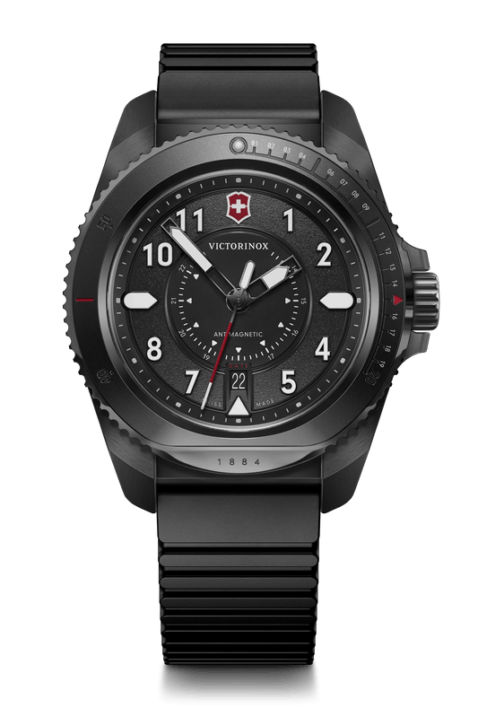 Victorinox Journey 1884 Quartz 43 MM Stainless Steel Black Dial Watch 241982