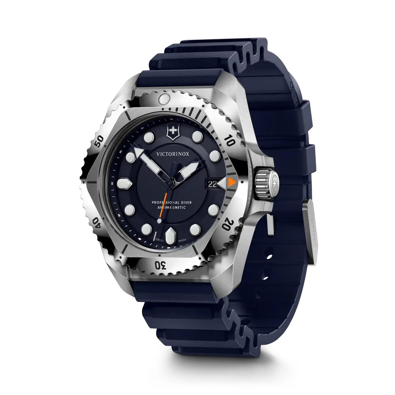 Victorinox Dive PRO Quartz 43 MM Blue Bracelet Blue Matt Dial Watch 241991