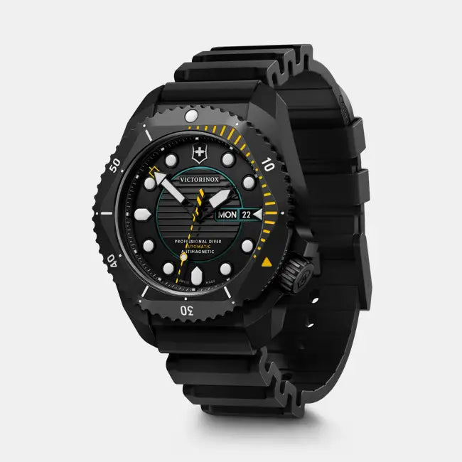 Victorinox Dive PRO Automatic 43 MM Black Bracelet Black Matt Dial Watch 241997