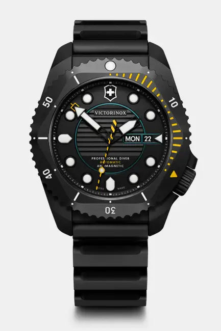 Victorinox Dive PRO Automatic 43 MM Black Bracelet Black Matt Dial Watch 241997
