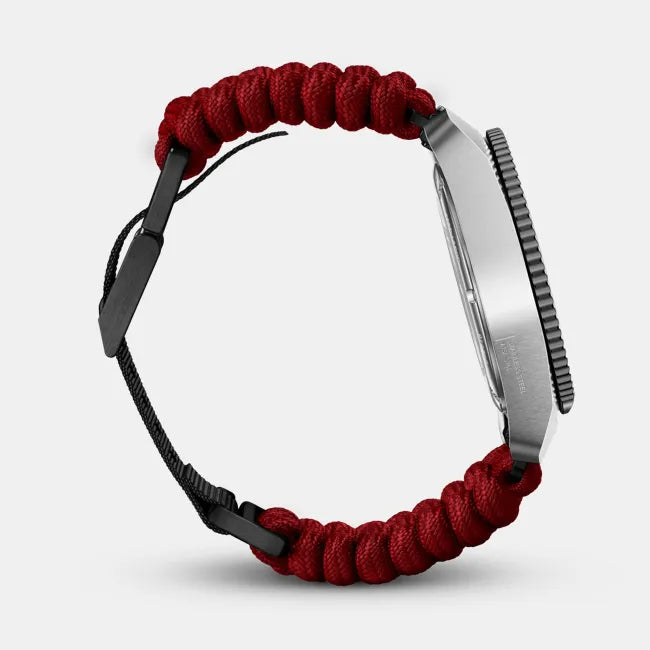 Victorinox Journey 1884 LE 43 MM SS Red Bracelet Black Dial Watch 242016.1